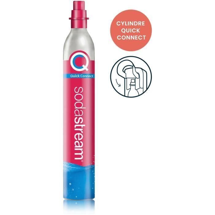 Recharge Gaz SODASTREAM - Systeme Quick Connect a clipser - Jusqu'a 60L d'eau gazéifier 0 Recharge Gaz SODASTREAM - Systeme Quick Connect a clipser - Jusqu'a 60L d'eau gazéifier 0