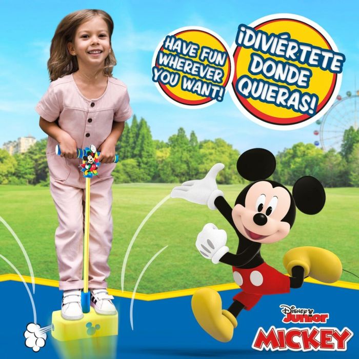 Bâton sauteur Mickey Mouse 3D Jaune Enfant (4 Unités) 4