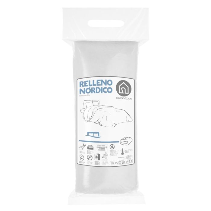 Remplissage de couette Blanc 220 x 220 x 1 cm 1