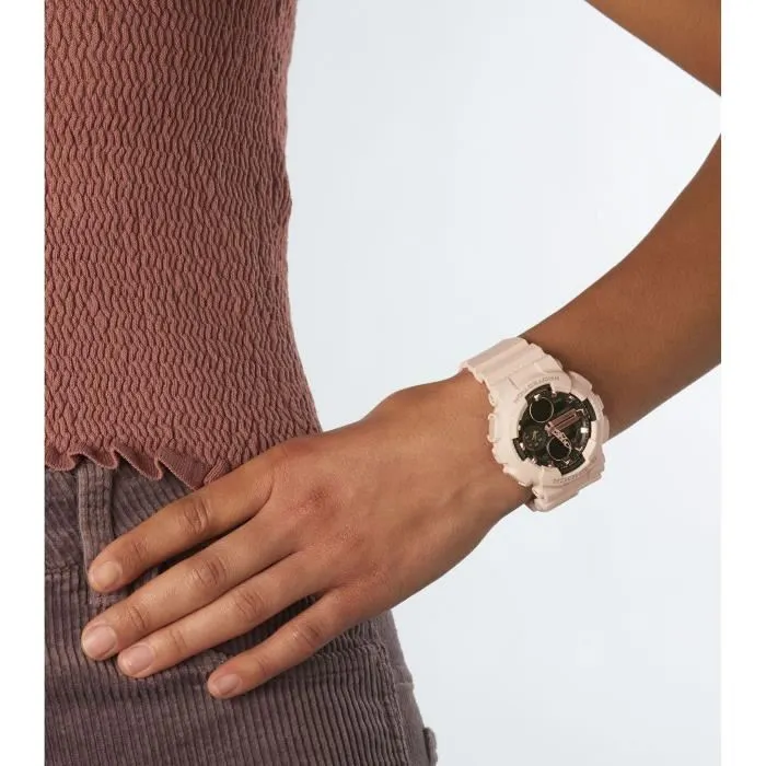 Casio G-Shock Classic Femme Blanc Montre Chrono 1/1000s 5 Alarmes Résistant Eau 20 Bares 3