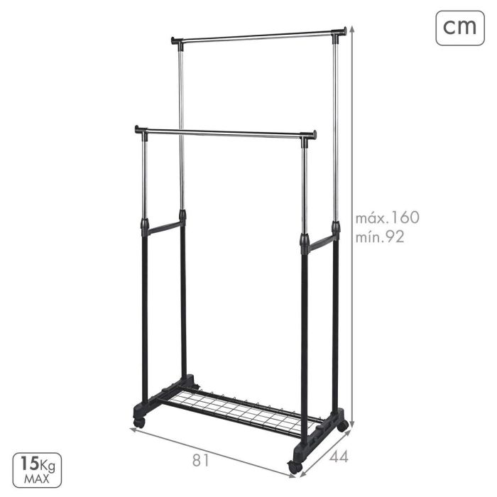 Porte-manteau Max Home Métal (2 Unités) 3