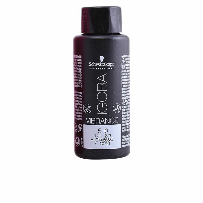 Teinture sans ammoniaque Schwarzkopf Igora Vibrance Nº 5-0 60 ml