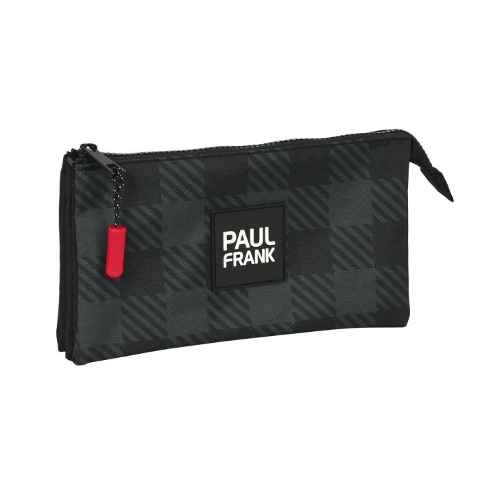 Trousse Fourre-Tout Triple Paul Frank Campers Noir (22 x 12 x 3 cm) 2 Trousse Fourre-Tout Triple Paul Frank Campers Noir (22 x 12 x 3 cm) 2