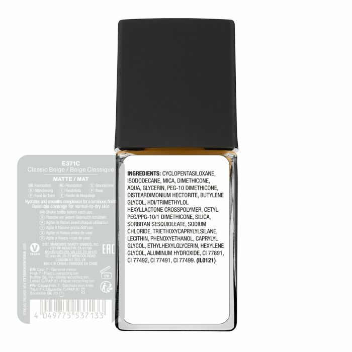 Base de maquillage liquide Wet n Wild Classic Beige Classic Beige 30 ml 1