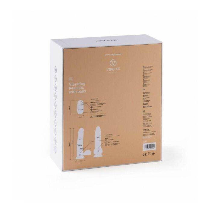 Vibromasseur réaliste Virgite Violet 16 cm 2 Vibromasseur réaliste Virgite Violet 16 cm 2