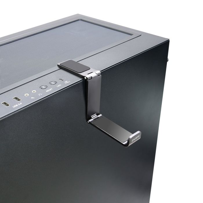 Support pour écouteurs Zalman ZM-FH10 BK Noir Aluminium 1 Support pour écouteurs Zalman ZM-FH10 BK Noir Aluminium 1