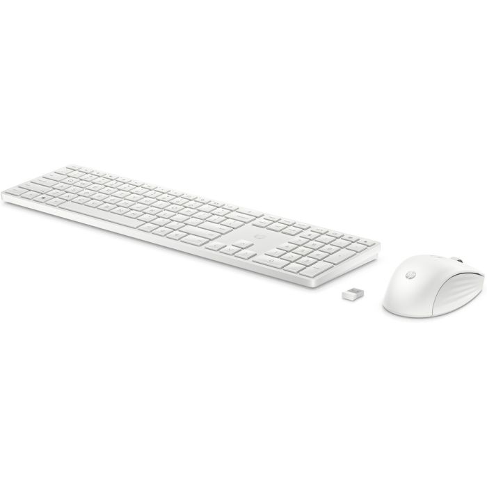 clavier et souris HP 650 Blanc 2