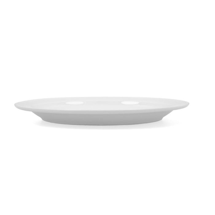 Plato Llano Porcelana Glacial Ala Estrch Bidasoa 26 cm (12 Unidades) 1