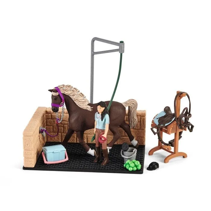 Schleich 42438 Emily & Luna Horses Washing Box 1 Schleich 42438 Emily & Luna Horses Washing Box 1