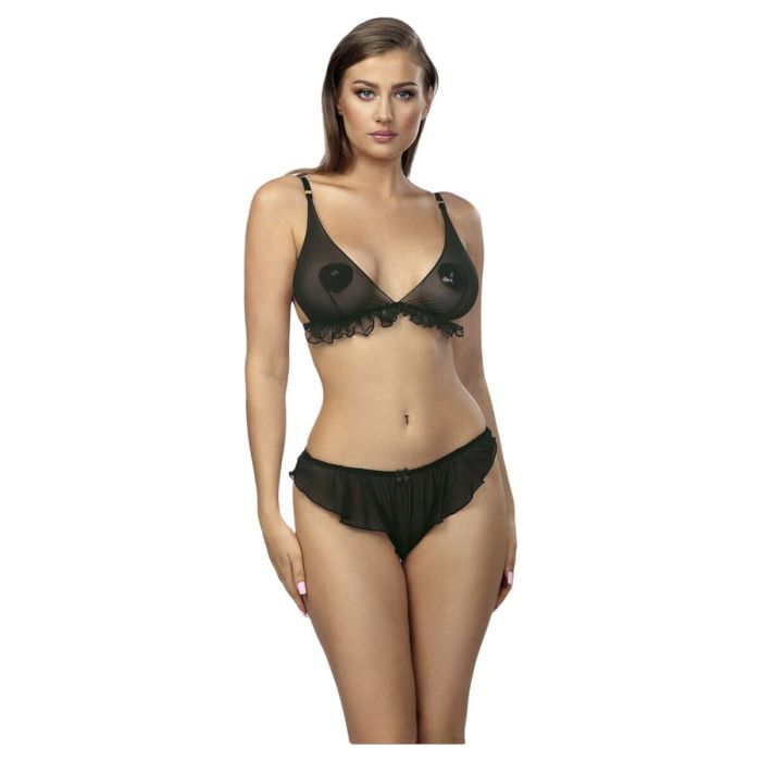 Ensemble de Lingerie Anaïs Noir S/M 0 Ensemble de Lingerie Anaïs Noir S/M 0