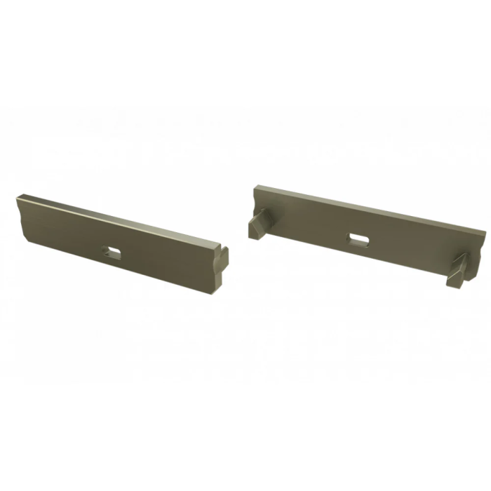 Bouchon de Fin de Profil Type SOLIS Aluminium Argent 5