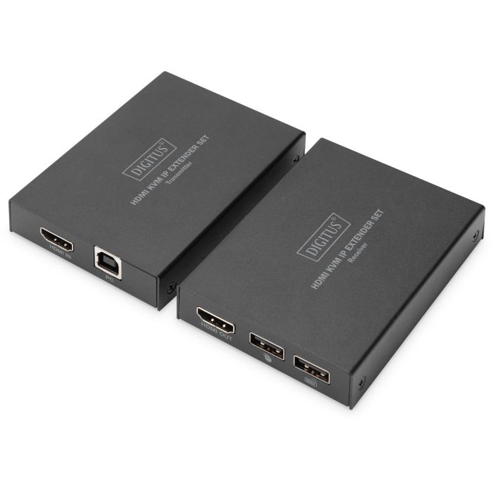 DIGITUS HDMI KVM IP Extender Set bis zu 150m FullHD 1 DIGITUS HDMI KVM IP Extender Set bis zu 150m FullHD 1