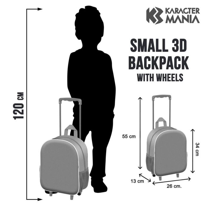 Cartable 3D avec roulettes Capitán América 3