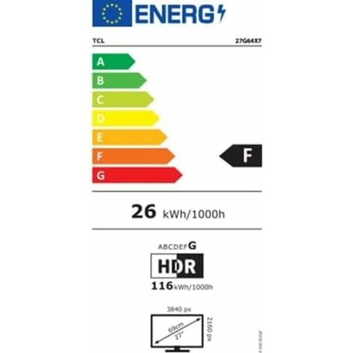 Écran TCL 27G64 16