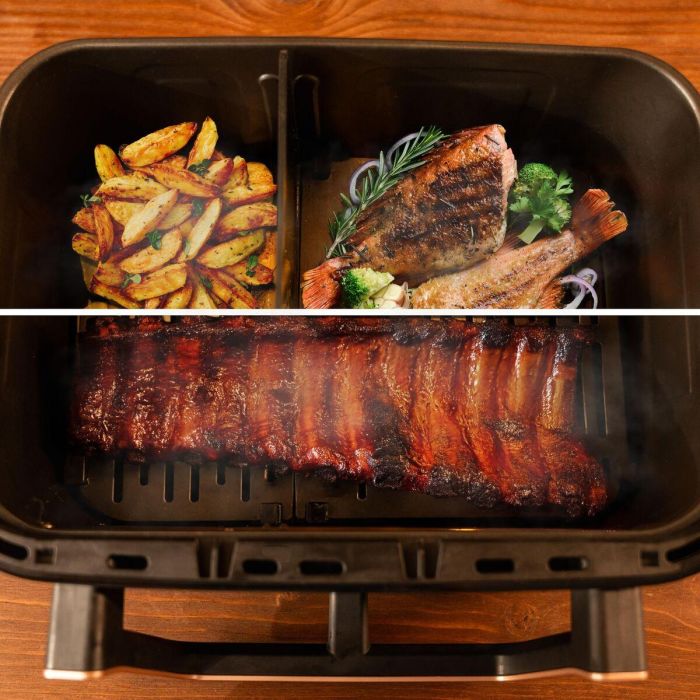 Friteuse à air Cecotec 11L 2900W Cecofry&Grill Smokin' 11000 inox noir 10