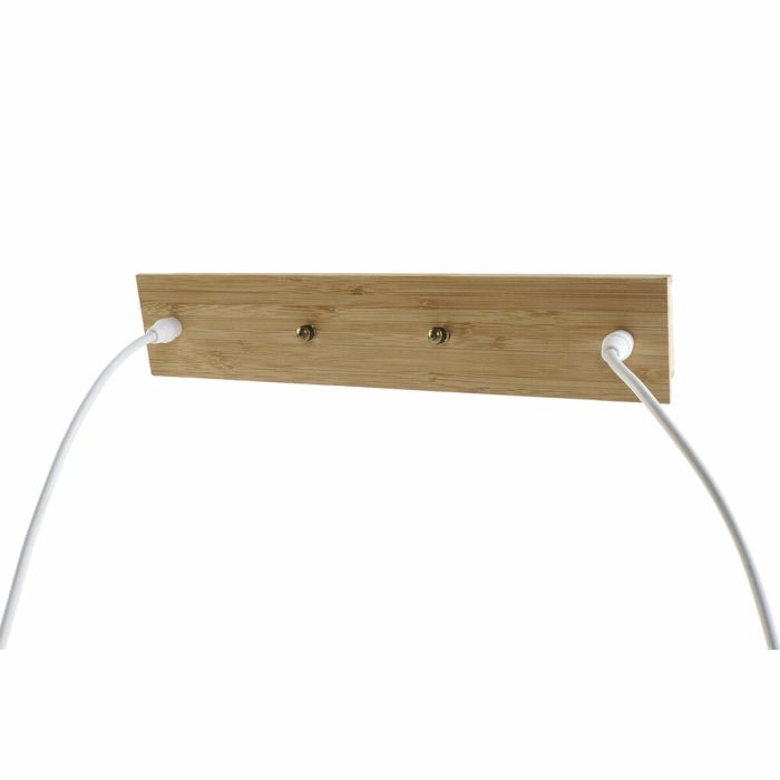 Suspension DKD Home Decor Marron Clair Bois Bambou 50 W 220 V 80 x 30 x 30 cm 2