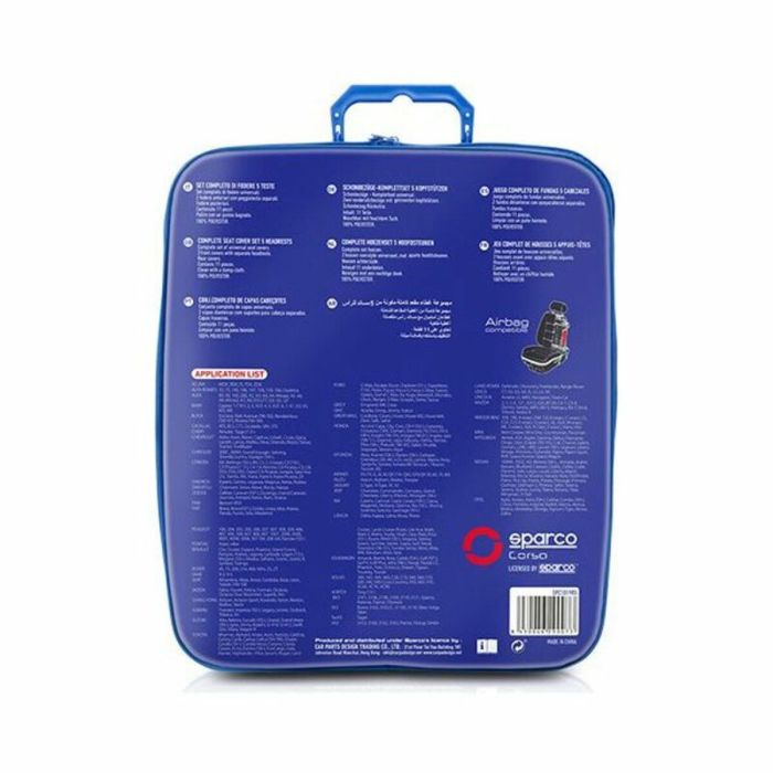 Ensemble de housses pour sièges Sparco S-Line Universel (11 pcs) 1