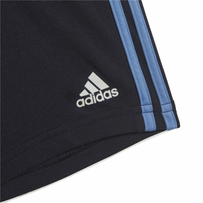 Ensemble de Sport pour Bébé Adidas 3 Stripes Bleu 2 Ensemble de Sport pour Bébé Adidas 3 Stripes Bleu 2