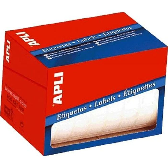 Étiquettes adhésives Apli Blanc 22 x 32 mm (10 Unités) 1