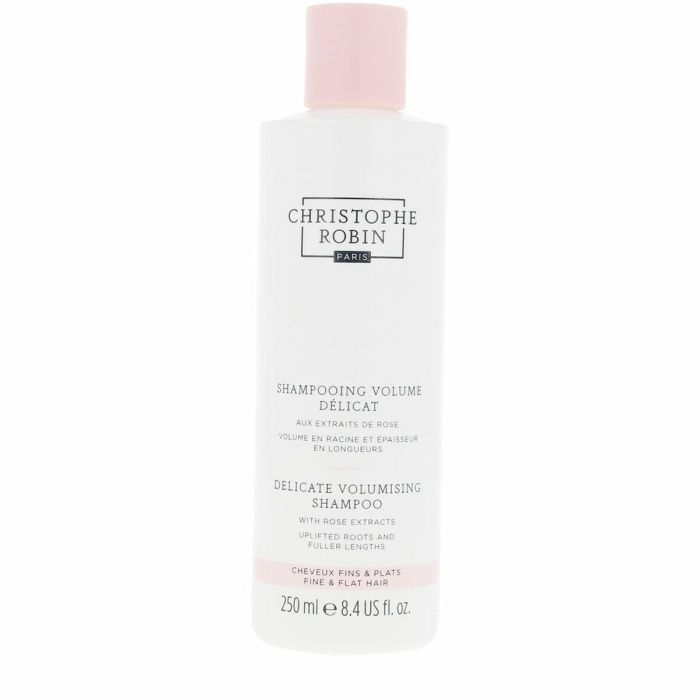 Christophe Robin Shampoing DÉLICAT VOLUMISANT aux Extraits de Rose - Cheveux Fins et Plats, 250 ml