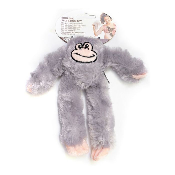 Jouet pour chien en peluche Gloria Iwa Gris Polyester polypropylène Singe 2