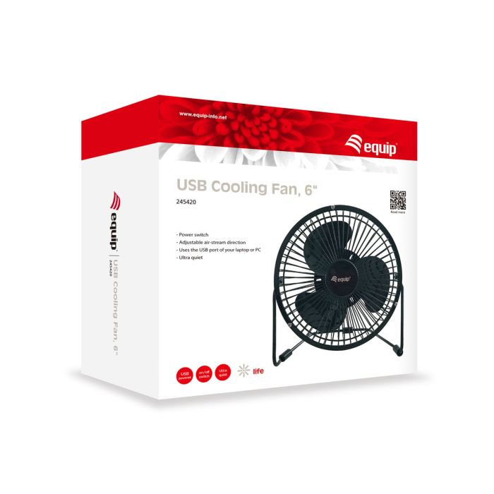 Ventilateur de Bureau Equip Noir 6" 2 Ventilateur de Bureau Equip Noir 6" 2