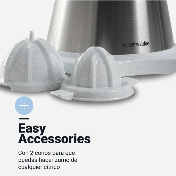 Centrifugeuse électrique Universal Blue JUICY Blanc Acier 300 W 1