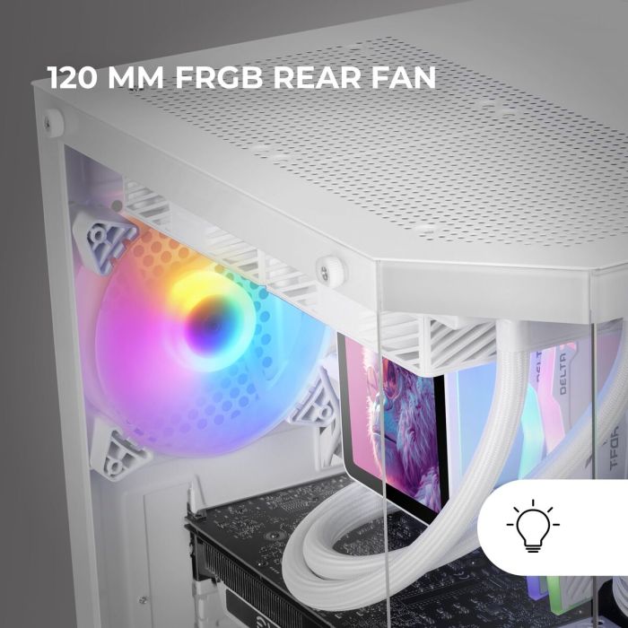 Boîtier ATX semi-tour Mars Gaming MC3TLITEW Blanc 2 Boîtier ATX semi-tour Mars Gaming MC3TLITEW Blanc 2