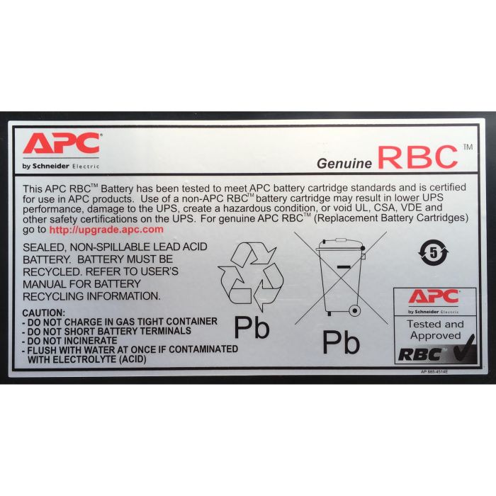 APC Ersatzbatterie RBC22 1