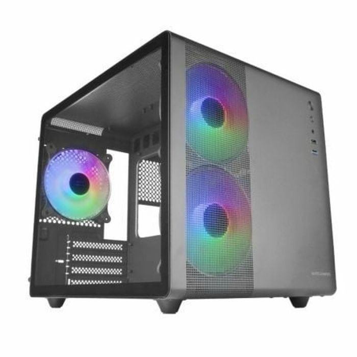 Boîtier ATX semi-tour Mars Gaming MC400 Blanc Noir 1