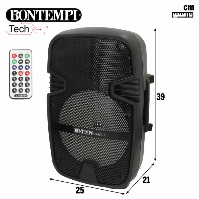 Enceinte avec Microphone Karaoké Bontempi Plastique 25 x 39 x 21 cm (2 Unités) 3 Enceinte avec Microphone Karaoké Bontempi Plastique 25 x 39 x 21 cm (2 Unités) 3