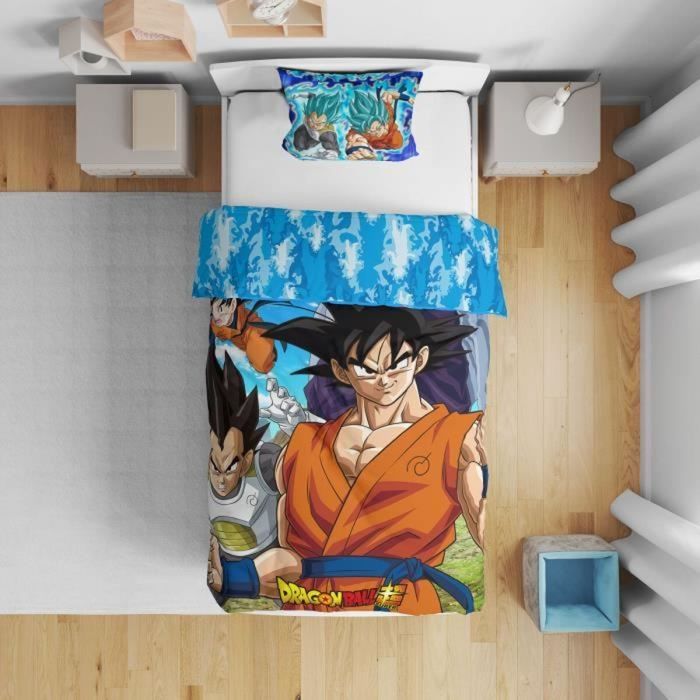 Parure de couette Dragon Ball 24 x 4 x 30 cm Multicouleur Lit 2 persones 2 Pièces 1