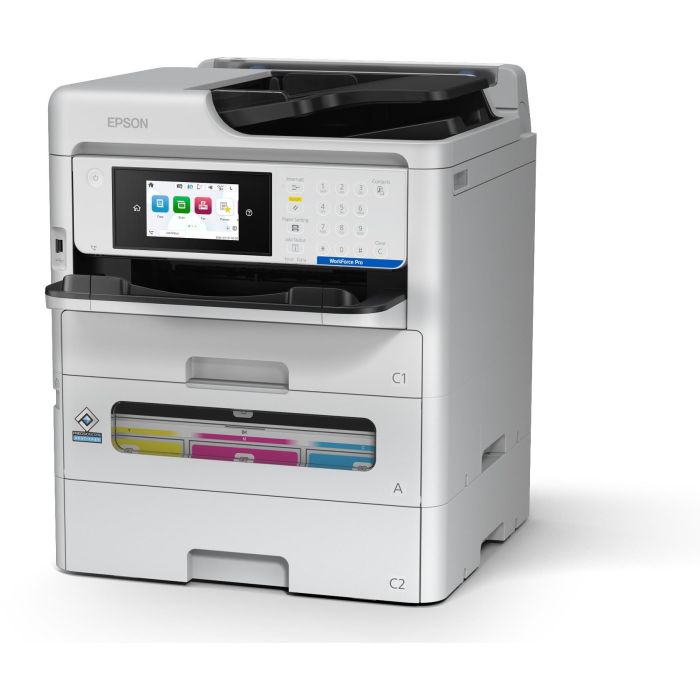 T Epson WorkForce Pro EM-C800RDWF Multifunktionsdrucker USB LAN WLAN 4800 x 1200 dpi 25 Seiten/Min 1