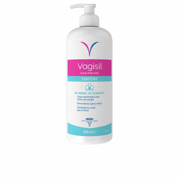 Vagisil Gel Intime Sensitive 500 ml - Hygiène Quotidienne Hypoallergénique RD-005317