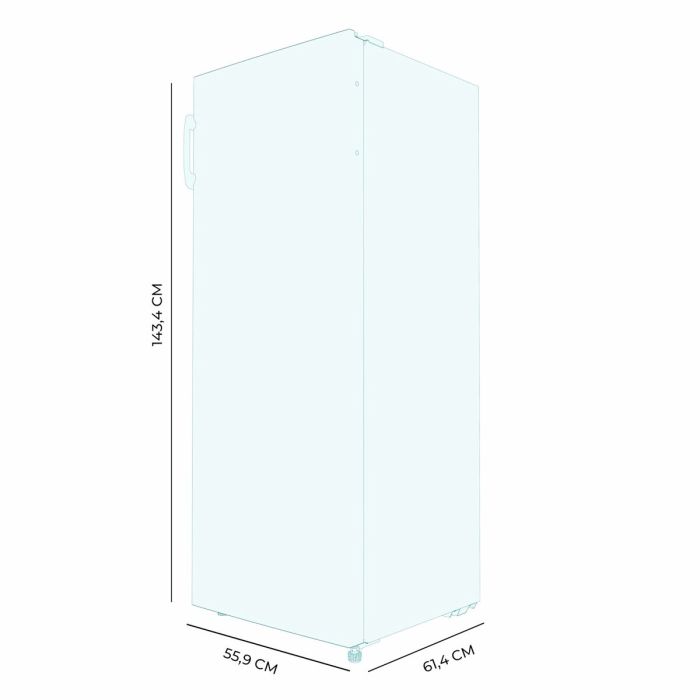 Cecotec Congélateur vertical No Frost Bolero CoolMarket UF 155 Blanc 155 L E 3