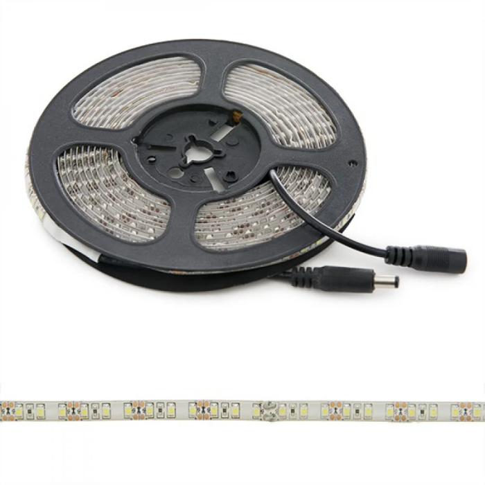 Bande de LEDs 600 LEDs 48W 2256Lm CRI85 2700K SMD3528 12VDC IP65 5M Blanc Chaud PL219006WW 0 Bande de LEDs 600 LEDs 48W 2256Lm CRI85 2700K SMD3528 12VDC IP65 5M Blanc Chaud PL219006WW 0