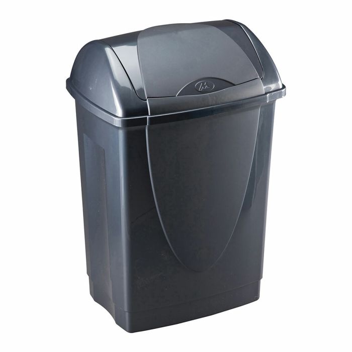 Poubelle Mondex Plastique recyclé 10 L Anthracite 0 Poubelle Mondex Plastique recyclé 10 L Anthracite 0