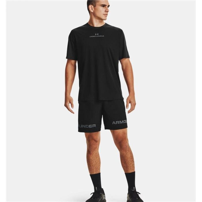 Short de Sport Under Armour Woven Graphic WM Noir Homme 2