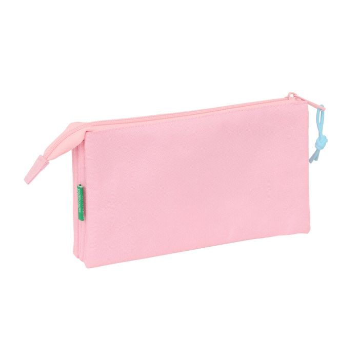 Fourre-tout Benetton Rosa pastel Rose 22 x 12 x 3 cm 2
