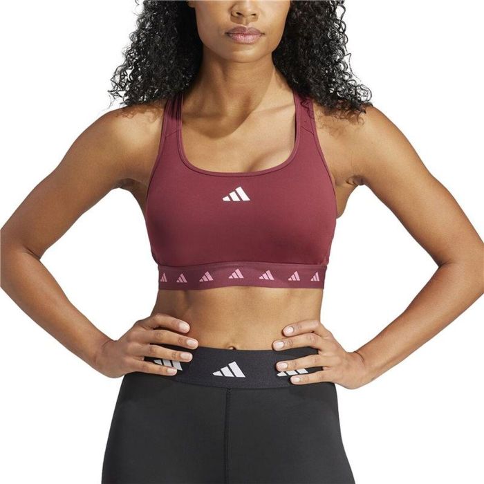 Soutien-gorge de Sport Adidas Power Ms Tf Marron 3