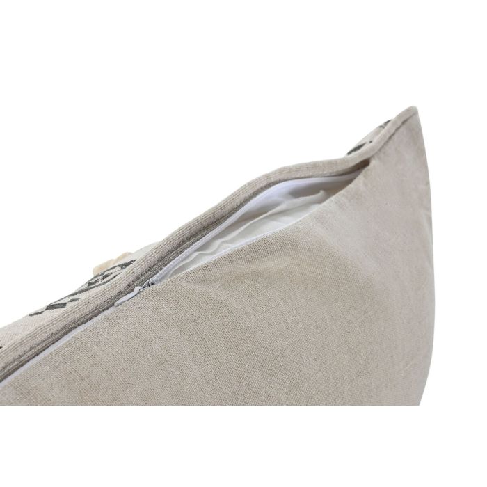 Coussin Home ESPRIT Blanc Noir Boho 50 x 8 x 30 cm 1