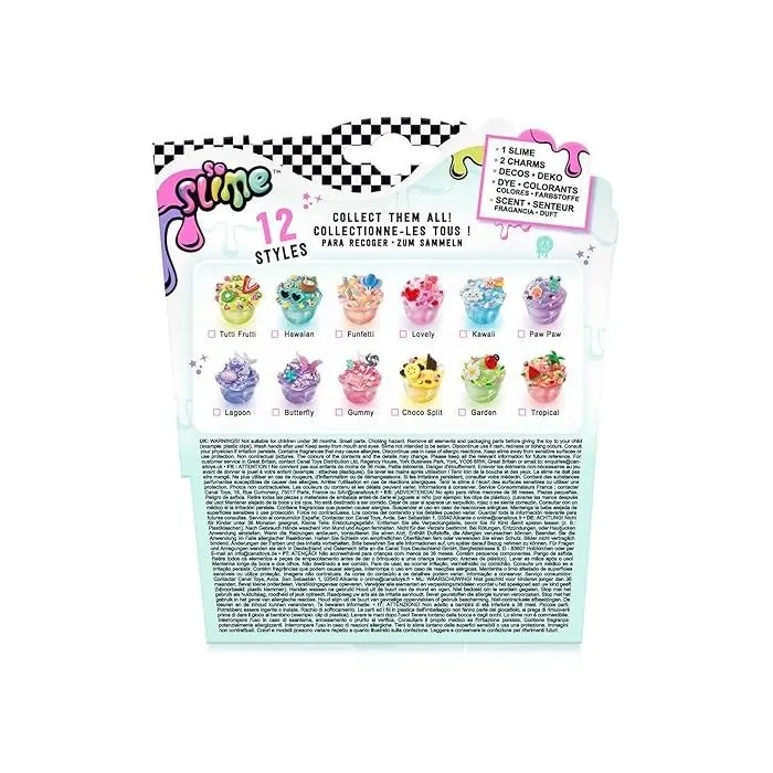 Canal Toys So Slime Slime Experience Pack de 4 textures de pâte à modeler visqueuse originale SSC 409 Jeu pour enfants dès 6 ans