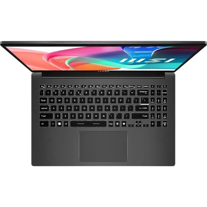 MSI Modern 15 F13MG-698XFR - PC Portable 15,6" FHD IPS - Intel Core i3-1315U - 16 Go RAM - 512 Go SSD NVMe - Wi-Fi 6E - Clavier AZERTY - Sans Système d'Exploitation MSI Modern 15 F13MG-698XFR - PC Portable 15,6" FHD IPS - Intel Core i3-1315U - 16 Go RAM - 512 Go SSD NVMe - Wi-Fi 6E - Clavier AZERTY - Sans Système d'Exploitation