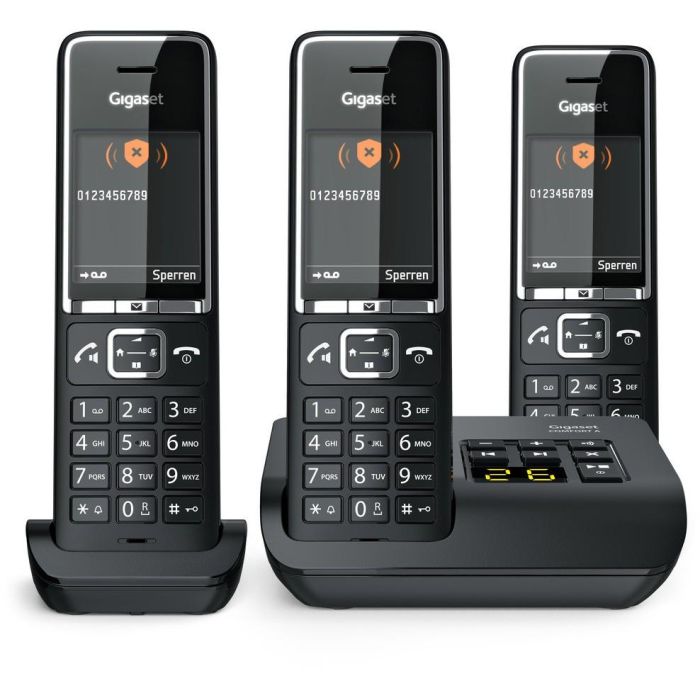 Gigaset COMFORT 550A trio schwarz/chrom 17