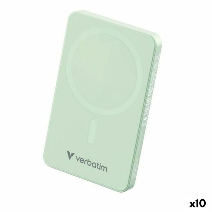 Power Bank Verbatim Vert 5000 mAh (10 Unités)