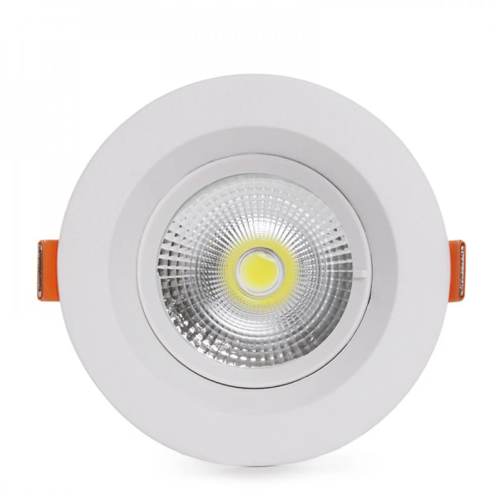 Downlight LED Circular 7W 980Lm 2700K Anti-Deslumbrante UGR19 Aluminium Blanc IP20 Driver Inclus HO-DL-AD-COB-7W-WW 3 Downlight LED Circular 7W 980Lm 2700K Anti-Deslumbrante UGR19 Aluminium Blanc IP20 Driver Inclus HO-DL-AD-COB-7W-WW 3