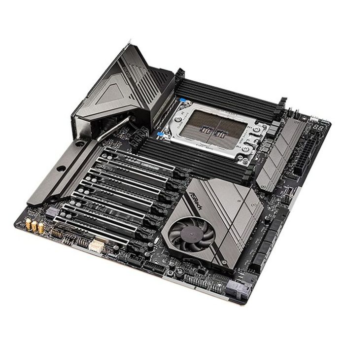 ASRock WRX80 Creator R2.0 - Carte mère E-ATX sWRX8 pour AMD Ryzen Threadripper PRO 3000WX/5000WX, PCIe 4.0, 8x DDR4, 2x 10 GbE, Wi-Fi 6E, Bluetooth 5.3, 2x Thunderbolt