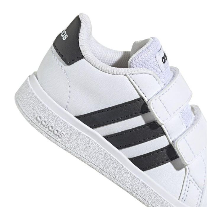 Chaussures de Sport pour Bébés Adidas Grand Court 2.0 Blanc 45 2