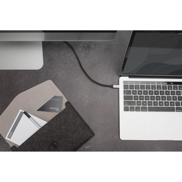 DIGITUS Anschlusskabel USB3.0/C -> C St/St 1m schwarz 2