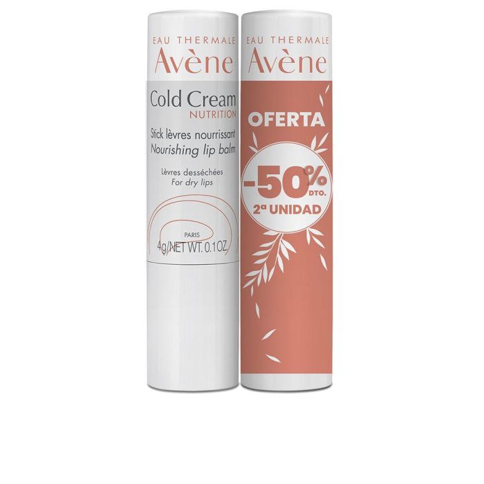 Avène Cold Cream Stick À Lèvres Nourrissant 2 X 4 gr
